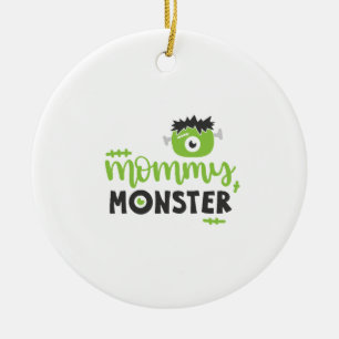 Mummy Monster Gifts Halloween Gift For Mum Ceramic Ornament