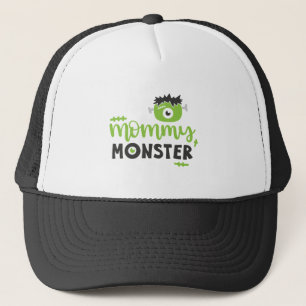 Mummy Monster Gifts Halloween Gift For Mum Trucker Hat