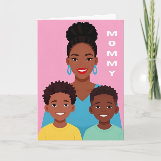 Mummy Mother's Day Card (Front)