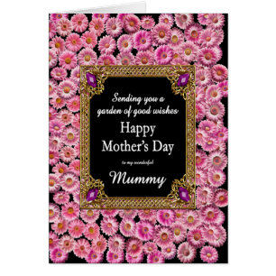 Mummy Mother's Day Pink Daisies