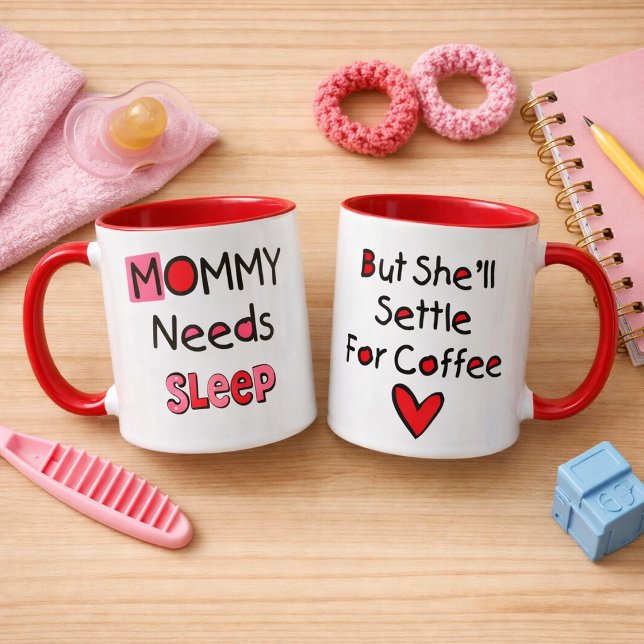 Mummy Needs Sleep Coffee Mug (Creator Uploaded)
