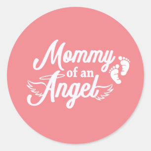 Mummy of an Angel Miscarriage Stickers