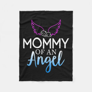 Mummy Of An Angel Sids Awareness Month Fleece Blanket