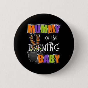 Mummy of Brewing Baby Halloween Costumes 6 Cm Round Badge