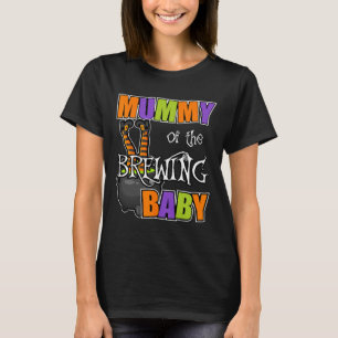 Mummy of Brewing Baby Halloween Costumes T-Shirt