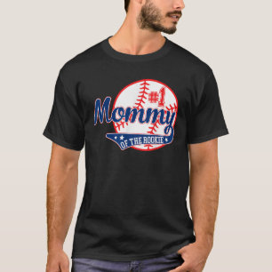 Mummy of Rookie 1st Birthday Baseball Theme Matchi T-Shirt