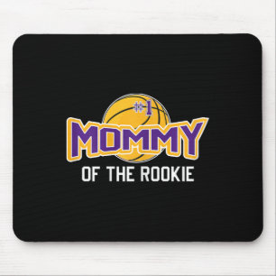 Mummy Of Rookie 1st Birthday Bysketbyll Theme Matc Mouse Pad