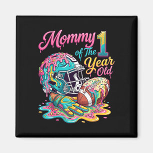 Mummy of the 1 year old football lover 1st magnet