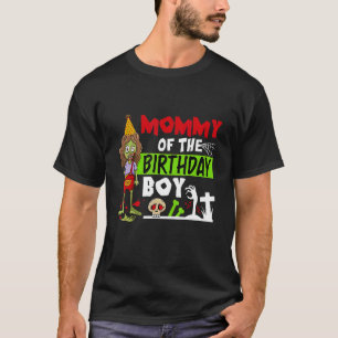 Mummy Of The Birthday Boy   Cute Zombie Kids & Boy T-Shirt