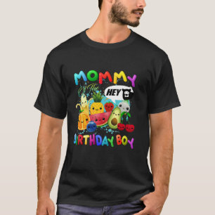 Mummy Of The Birthday Boy Family Funny Fruit Birth T-Shirt