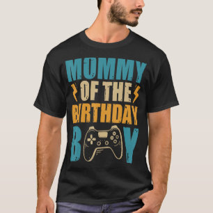 Mummy of The Birthday Boy Gamepad Matching Family T-Shirt