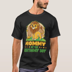 Mummy of the Birthday Boy Lion Family Party Matchi T-Shirt