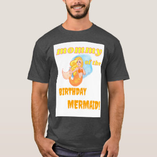 Mummy Of The Birthday Mermaid 5 T-Shirt