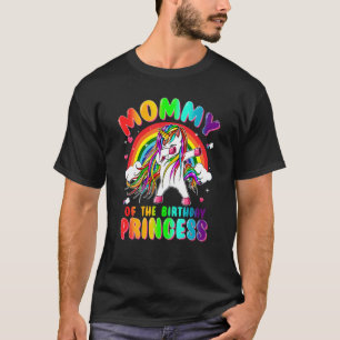 Mummy of the Birthday Princess Girl Teen Dabbing U T-Shirt