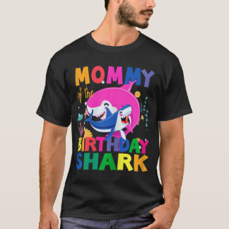 Mummy of the Birthday Shark birthday T-Shirt