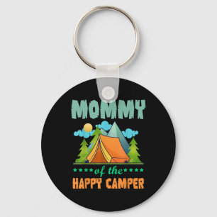 Mummy Of The Happy Camper 1st Birthday Camping Mat Key Ring