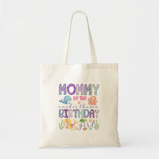 Mummy Of The One-Der The Sea 1st Birthday Girl Tote Bag