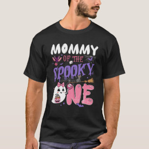 Mummy Of The Spooky One 1st Birthday Girl Hallowee T-Shirt