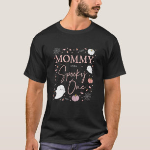 Mummy of the Spooky One Girl First Birthday Pink H T-Shirt