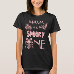 Mummy of the Spooky One Pinkoween Skull & Bat T-Shirt