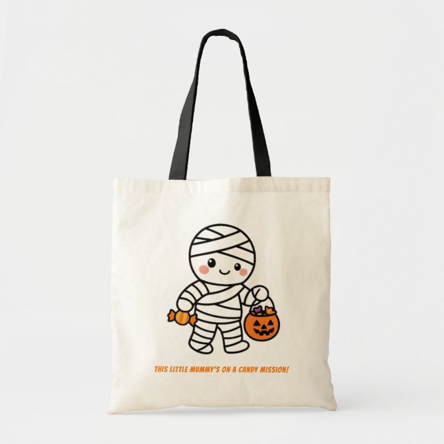 Mummy on a Candy Mission  Tote Bag (Front)