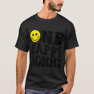 Mummy One Happy Dude Dada 1st Birthday Family Matc T-Shirt