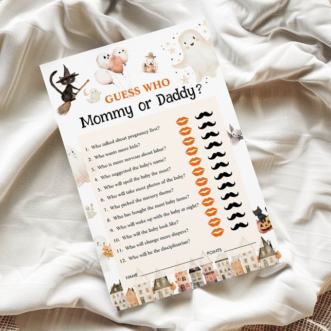 Mummy or Daddy, Halloween Guest Who Game (Creator Uploaded)