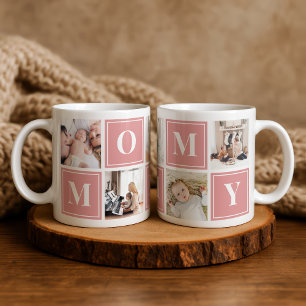 Mummy Photo Collage Custom Giant Coffee Mug