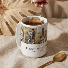 Mummy Photo Collage First Mother's Day Keepsake Coffee Mug