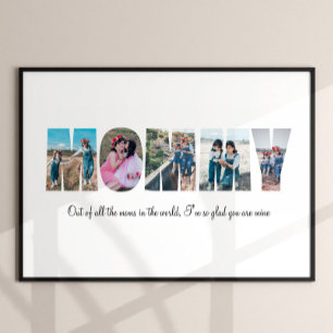 Mummy Photo Collage Poster