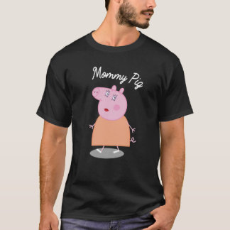mummy pig Funny pig Tee shirt