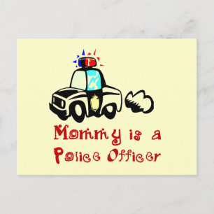 Mummy Police Officer T-shirts and Gifts Postcard