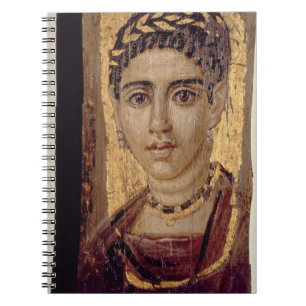 Mummy Portrait of a Woman, from Fayum, Romano-Egyp Notebook