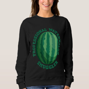 Mummy Pregnant Mum Watermelon Smuggler Mother's D Sweatshirt