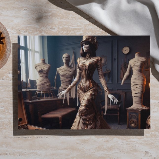 Mummy Queen Steampunk Victorian Gothic Decoupage Tissue Paper (Creator Uploaded)