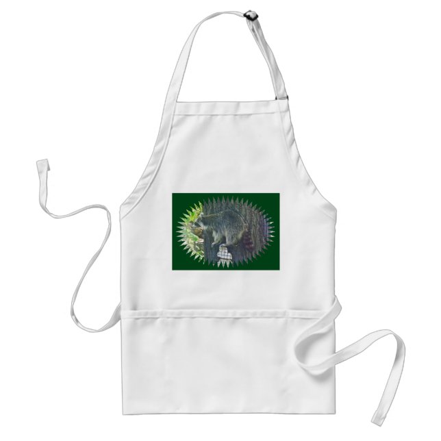 Mummy Racoon on Suet Apron (Front)