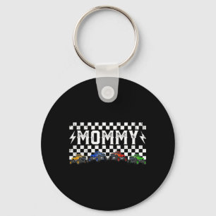 Mummy Retro Monster Truck Matching Family Birthday Key Ring