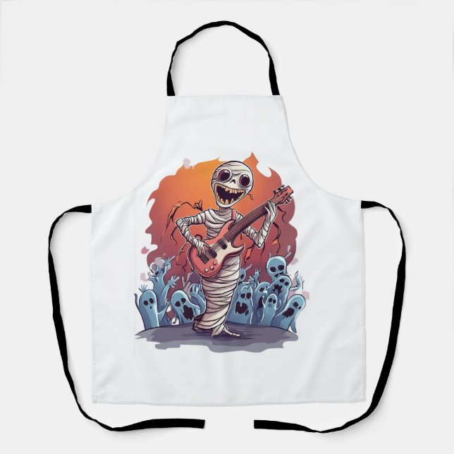 Mummy Rock Star Apron (Front)