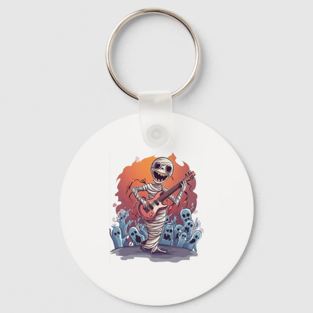 Mummy Rock Star Key Ring (Front)
