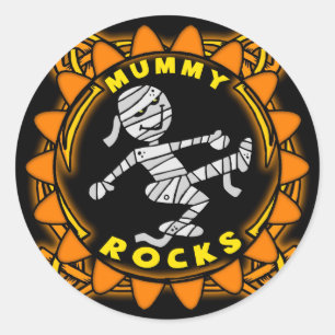 Mummy Rocks Sticker