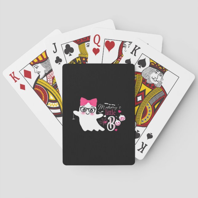 Mummy’s Little Boo Halloween  Playing Cards (Back)