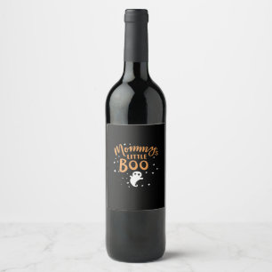 Mummy’s Little Boo - Happy Halloween Wine Label