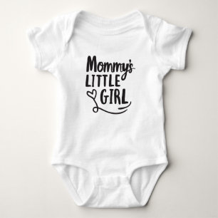 Mummy’s Little Girl New Mum Designs Girl Design Baby Bodysuit