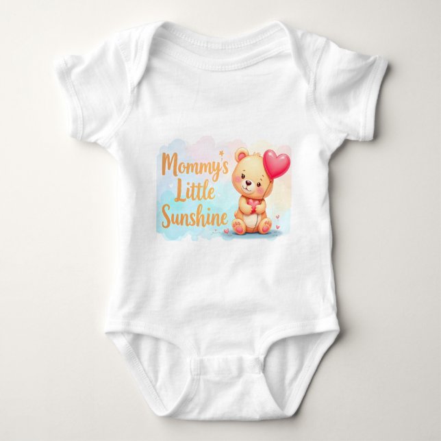 Mummy’s Little Sunshine Baby & Toddler Outfit Baby Bodysuit (Front)