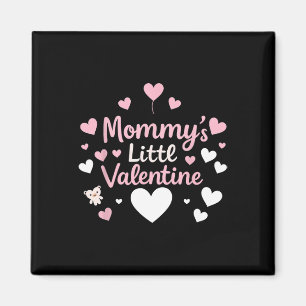 Mummy’s Little Valentine Family Cute Valentine's D Magnet