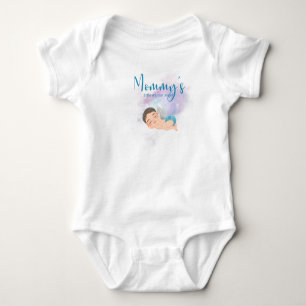 Mummy’s little warrior angel baby bodysuit