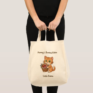 Mummy’s Sweetest Kitten: Whimsical Kids' Tote Bag
