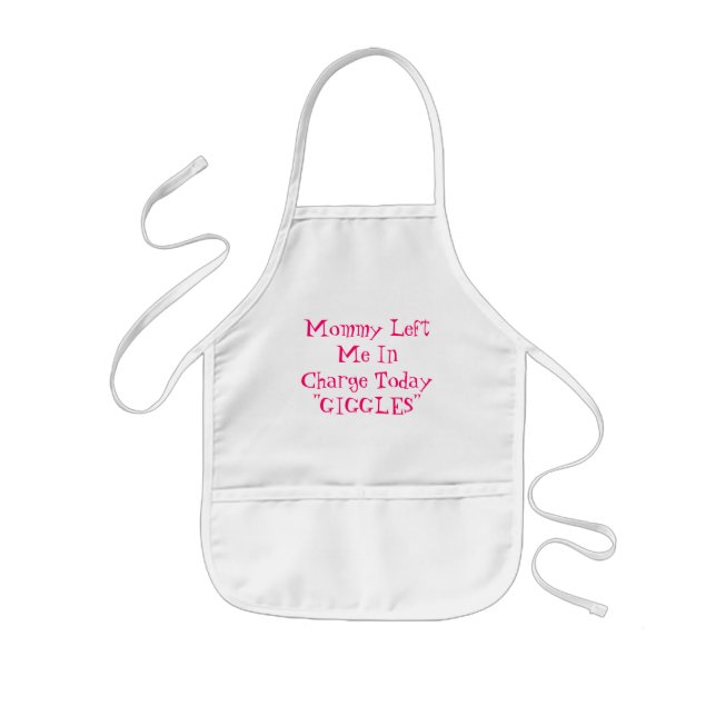 mummy said so kids apron (Front)