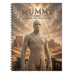 Mummy Sand Necropolis Dark Cinema Notebook