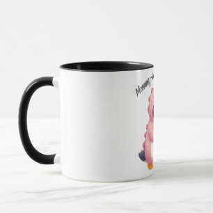 Mummy-Saurus & Baby-Guin Mug